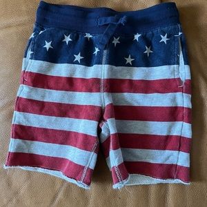 Flag printed shorts new